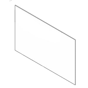 Range Oven Door Outer Panel (white) 316552721