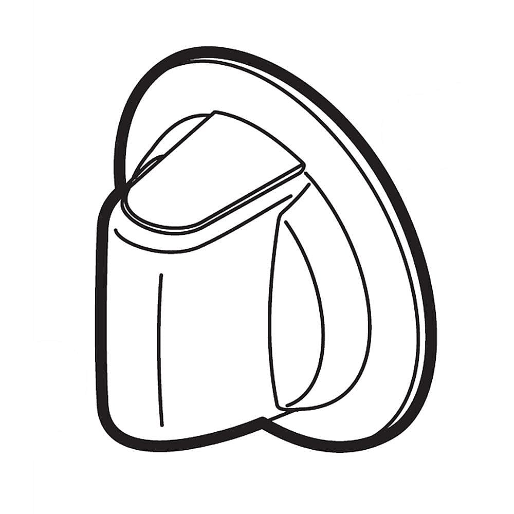 Kenmore Part #316553500, Range Surface Burner Knob | 6.55 x 4.30 x 1.75