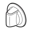 Range Surface Burner Knob for Kenmore 79097452800 - Part 316553500
