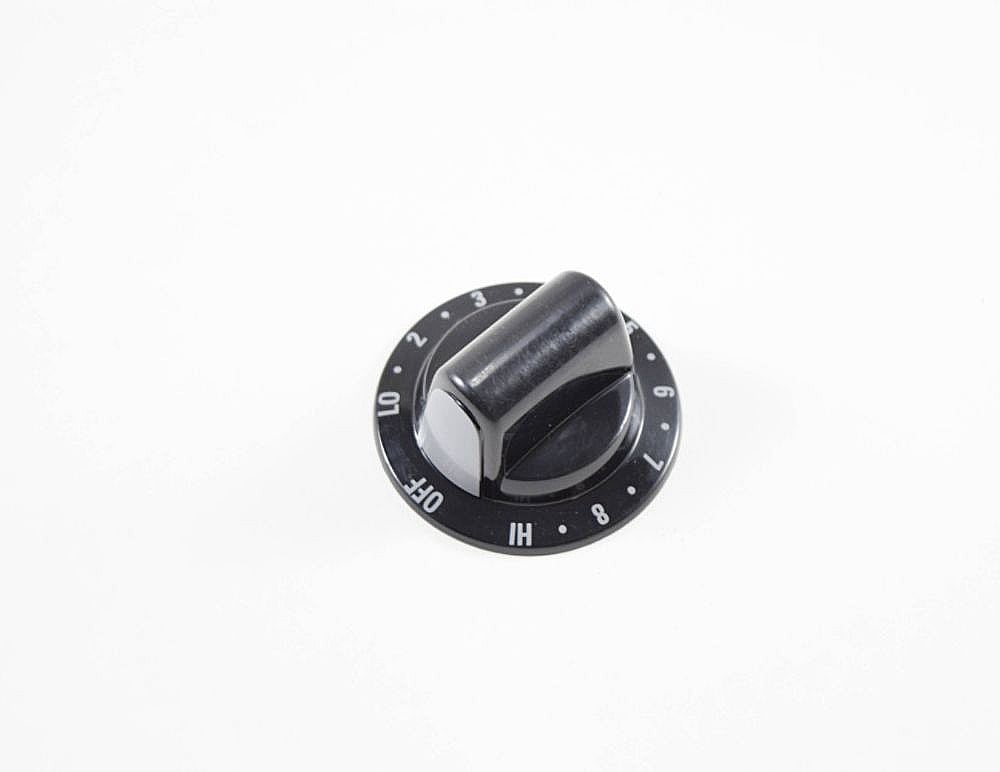 Kenmore Part #316553501, Range Surface Element Knob (Black) | 2.20 x 2.15 x 1.20