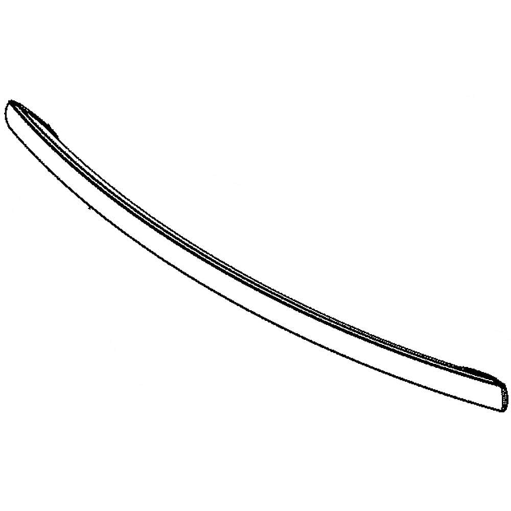 Part #316554009, Range Oven Door Handle (Black Stainless) / 27.90 x 2.25 x 1.40