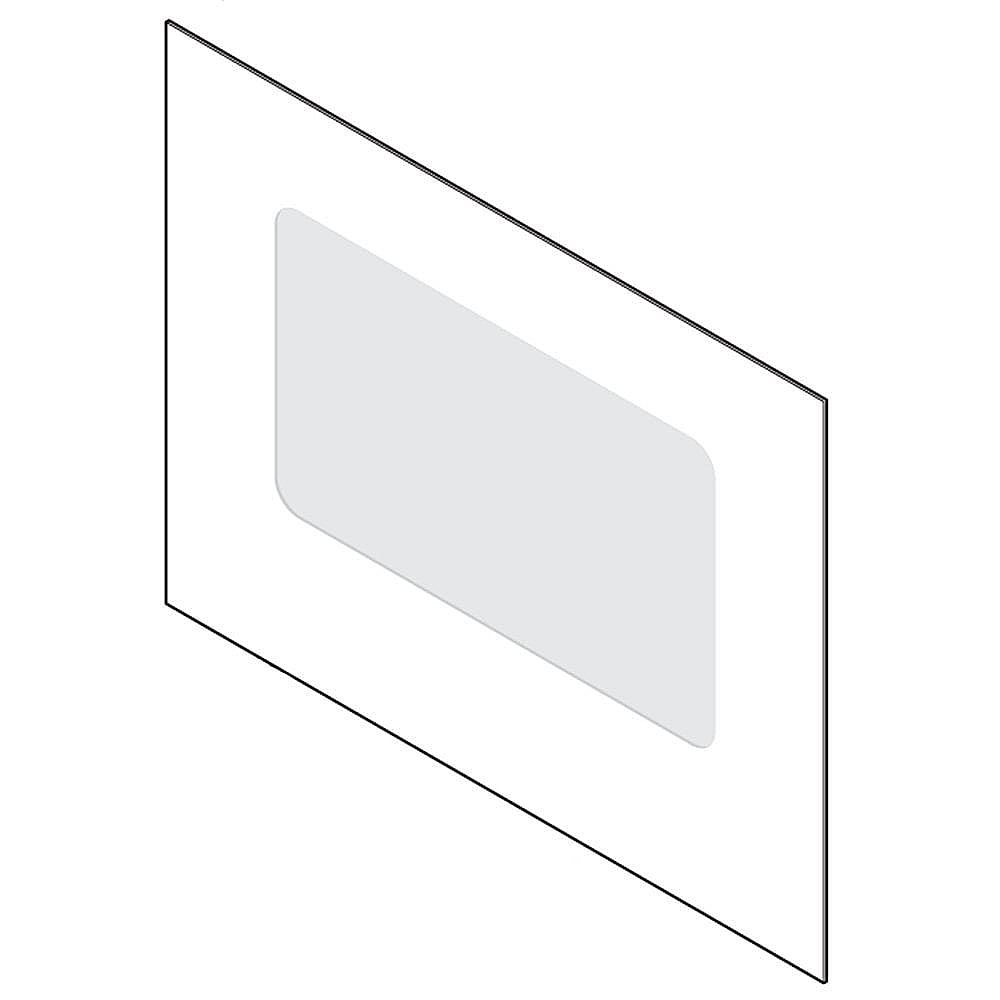 Part #316558902, Range Oven Door Outer Panel (Bisque) / 29.75 x 19.25 x 0.25