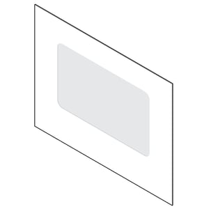 Range Oven Door Outer Panel (bisque) 316558902