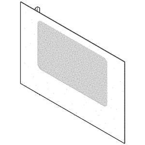 Range Oven Door Outer Panel (black) (replaces 316559104) 316559109