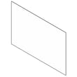 Range Oven Door Outer Panel (white) for Frigidaire FCRC3005AWE - Part 316559111