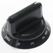 Cooktop Element Control Knob for Frigidaire FGEC3645KB1 - Part 316564614