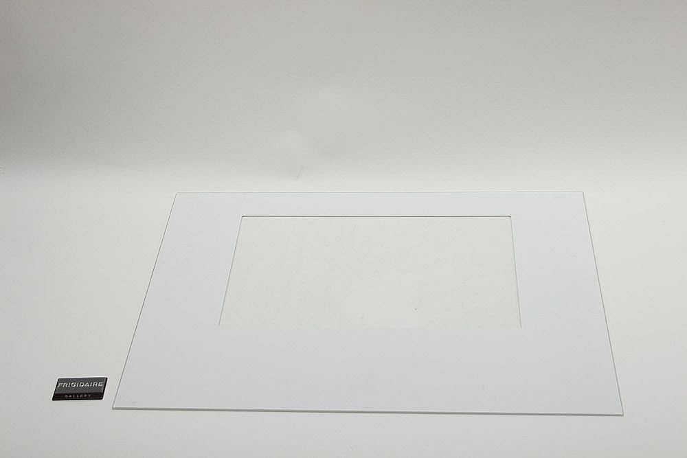 Photo of Range Oven Door Outer Panel (White) from Repair Parts Direct