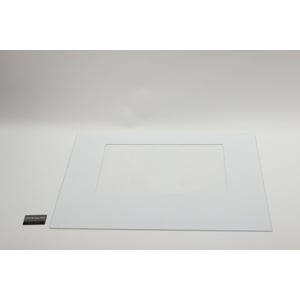 Range Oven Door Outer Panel (white) 316566406