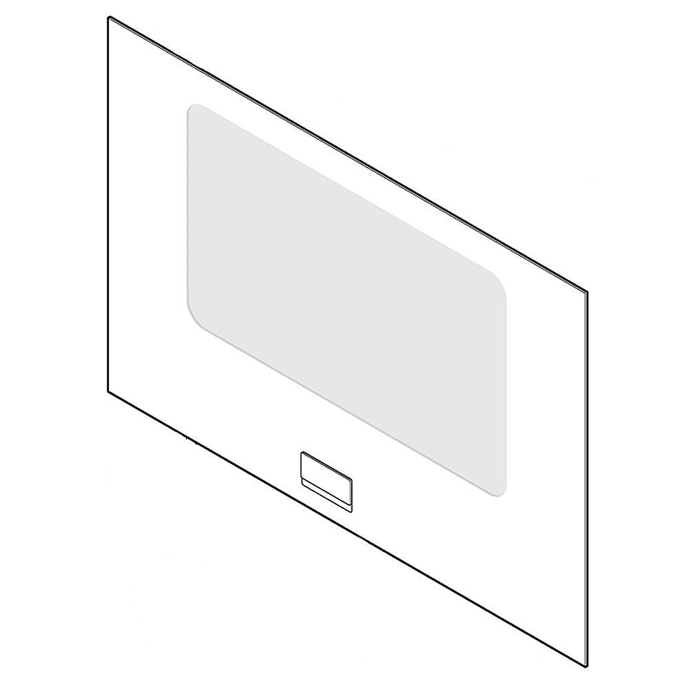Frigidaire Part #316566407, Range Oven Door Outer Panel (Bisque)