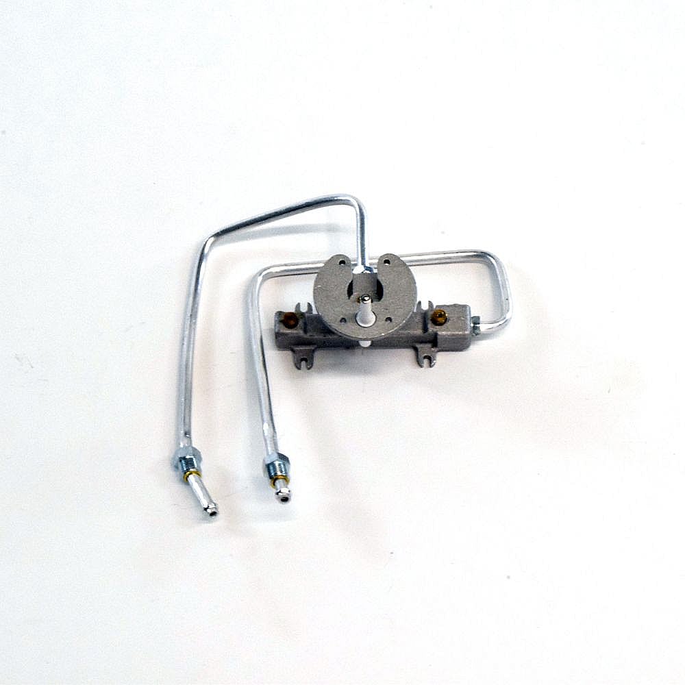 Photo of Range Surface Burner Igniter and Orifice Holder, Right Front from Repair Parts Direct