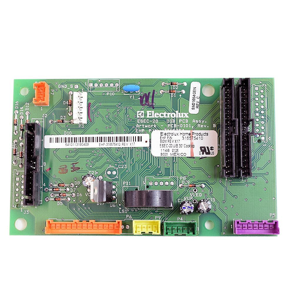 Electrolux Part #316575410, Cooktop Touch Control Board | 7.95 x 4.50 x 2.65