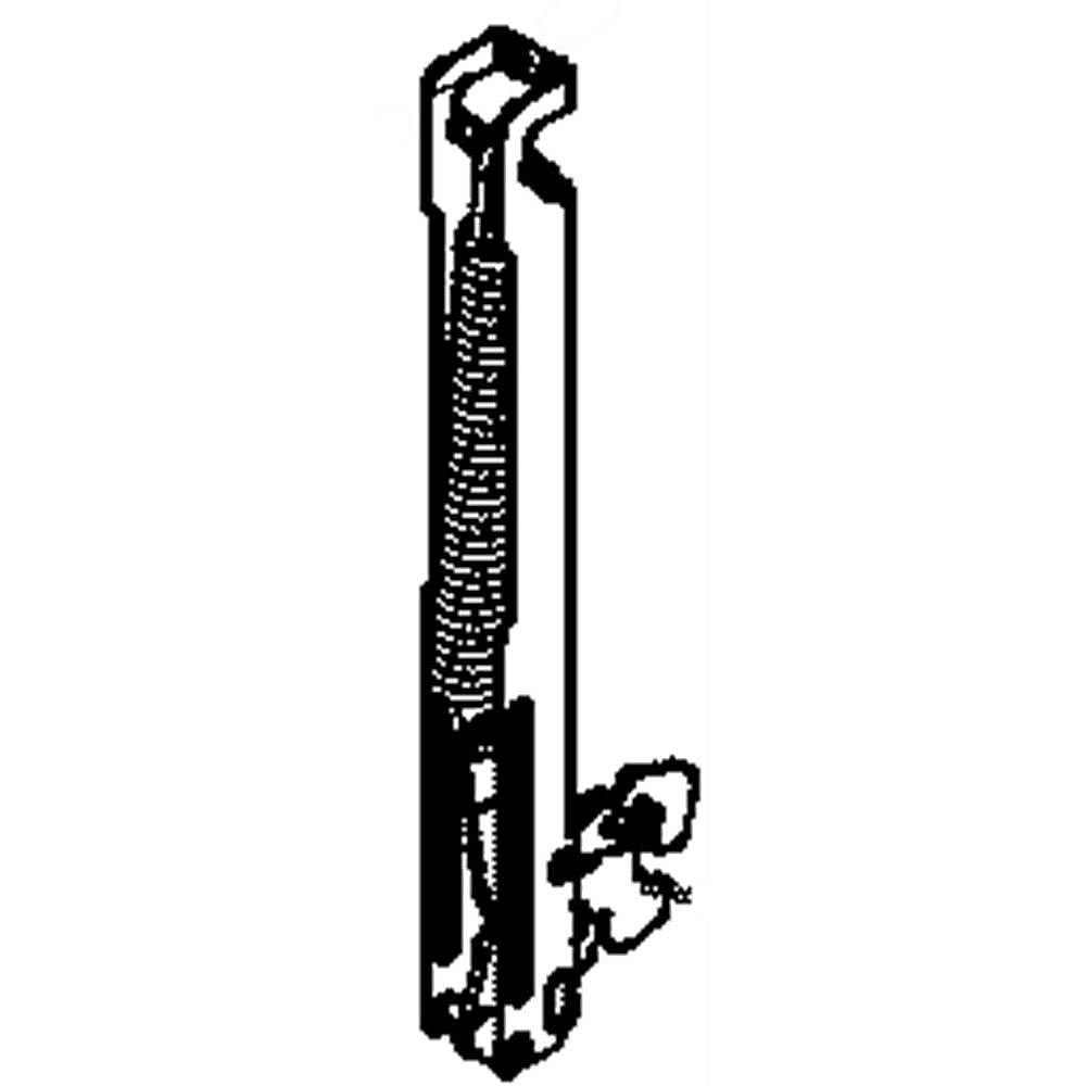 Kenmore Elite Part #316575945, Range Lower Oven Door Hinge | 11.95 x 3.25 x 1.20
