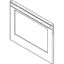 Range Oven Door Outer Panel (Stainless) (replaces 316603902)