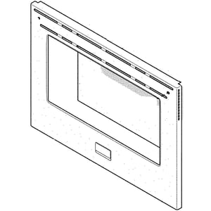 Range Oven Door Outer Panel (stainless) 316603903