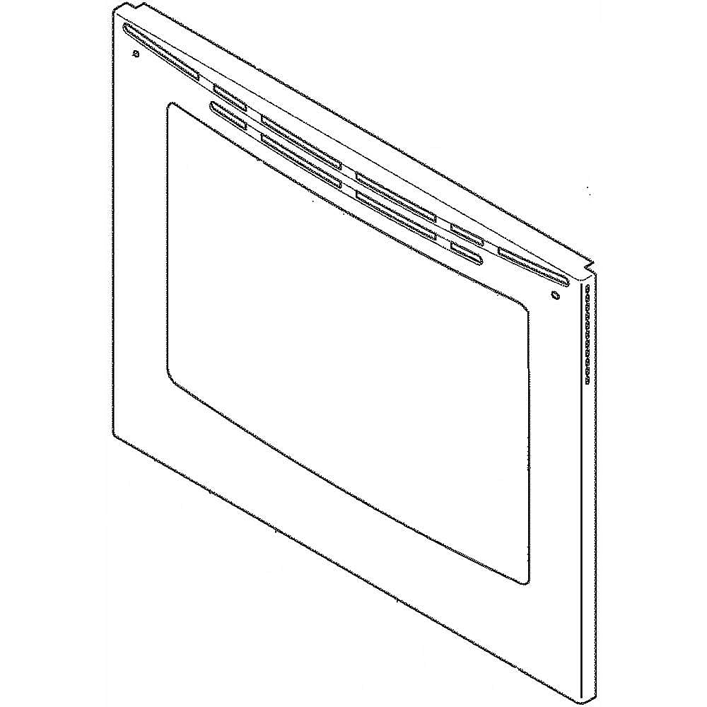 Part #316604000, Range Oven Door Outer Panel (Stainless) / 31.00 x 23.60 x 4.00