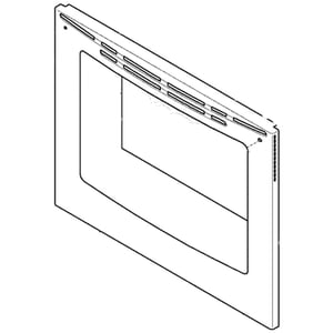 Range Oven Door Outer Panel (stainless) 316604002