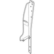 Range Control Panel End Cap, Left (white) for Kenmore 79074232311 - Part 316605103