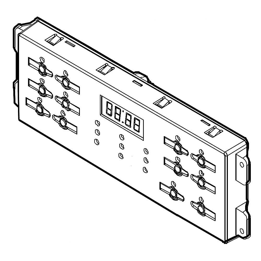 Part #316630007, Range Oven Control Board (White) / 10.90 x 6.10 x 1.85