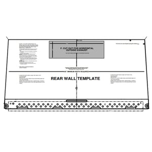 Microwave Wall Mounting Template 316902476