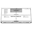 Microwave Wall Mounting Template for Kenmore 79080339310 - Part 316902476