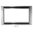 Microwave Trim Kit Front Panel (black And Stainless) for Universal/Multiflex (Frigidaire) MWTK30KB - Part 316910203