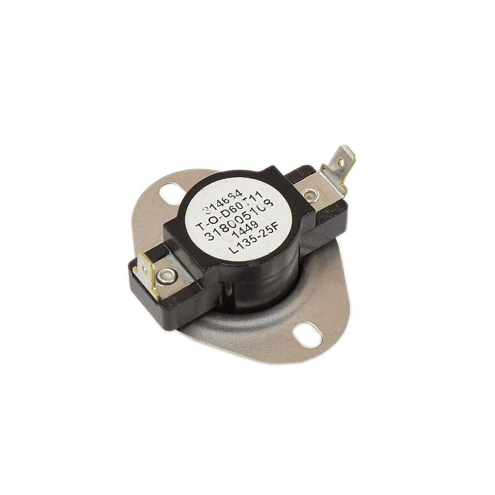 Part #318005108, Range Warming Drawer Safety Thermostat / 1.70 x 1.50 x 1.05