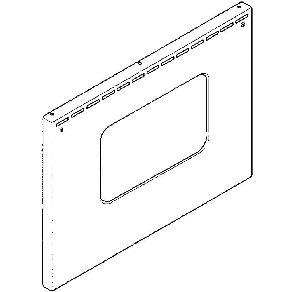 Photo of Part #318009221, Wall Oven Door Outer Panel from Repair Parts Direct