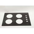 Cooktop Main Top (black) for Frigidaire GLGC30S8CSB - Part 318018533