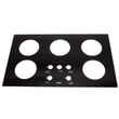 Cooktop Main Top (black) for Kenmore 79033392401 - Part 318018934
