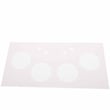 Cooktop Main Top (white) for Frigidaire FGC36S6ABB - Part 318019412
