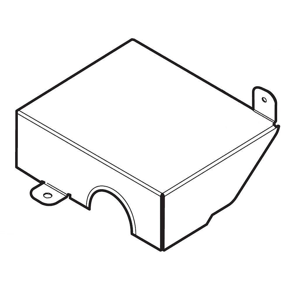 Kenmore Elite Part #318024209, Deflector | 14.10 x 5.65 x 1.70