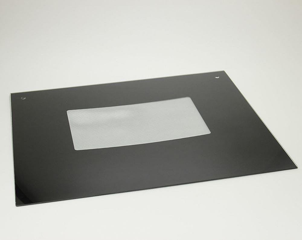 Photo of Wall Oven Door Outer Panel (Black) from Repair Parts Direct