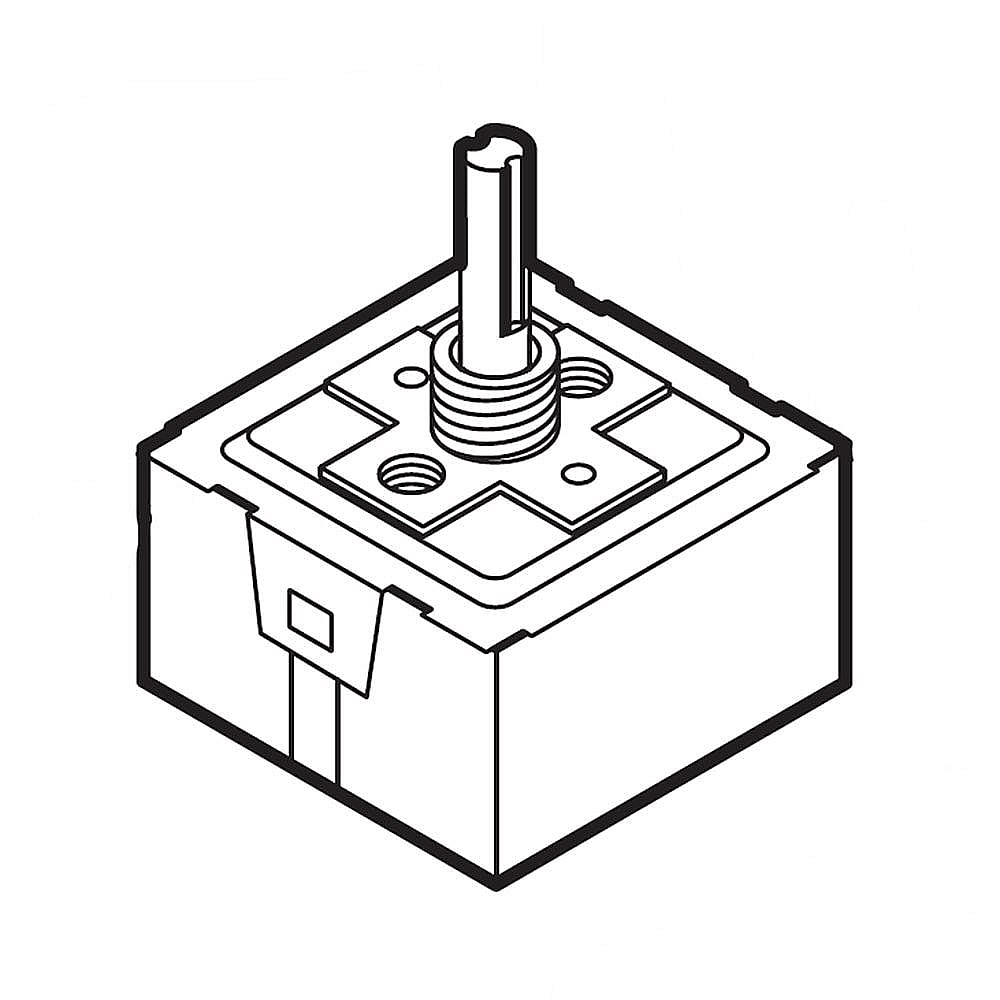 Kenmore Part #318078813, Range Switch | 2.60 x 1.80 x 1.75