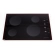 Cooktop Main Top (black) for Frigidaire FEC30S6ABA - Part 318079348