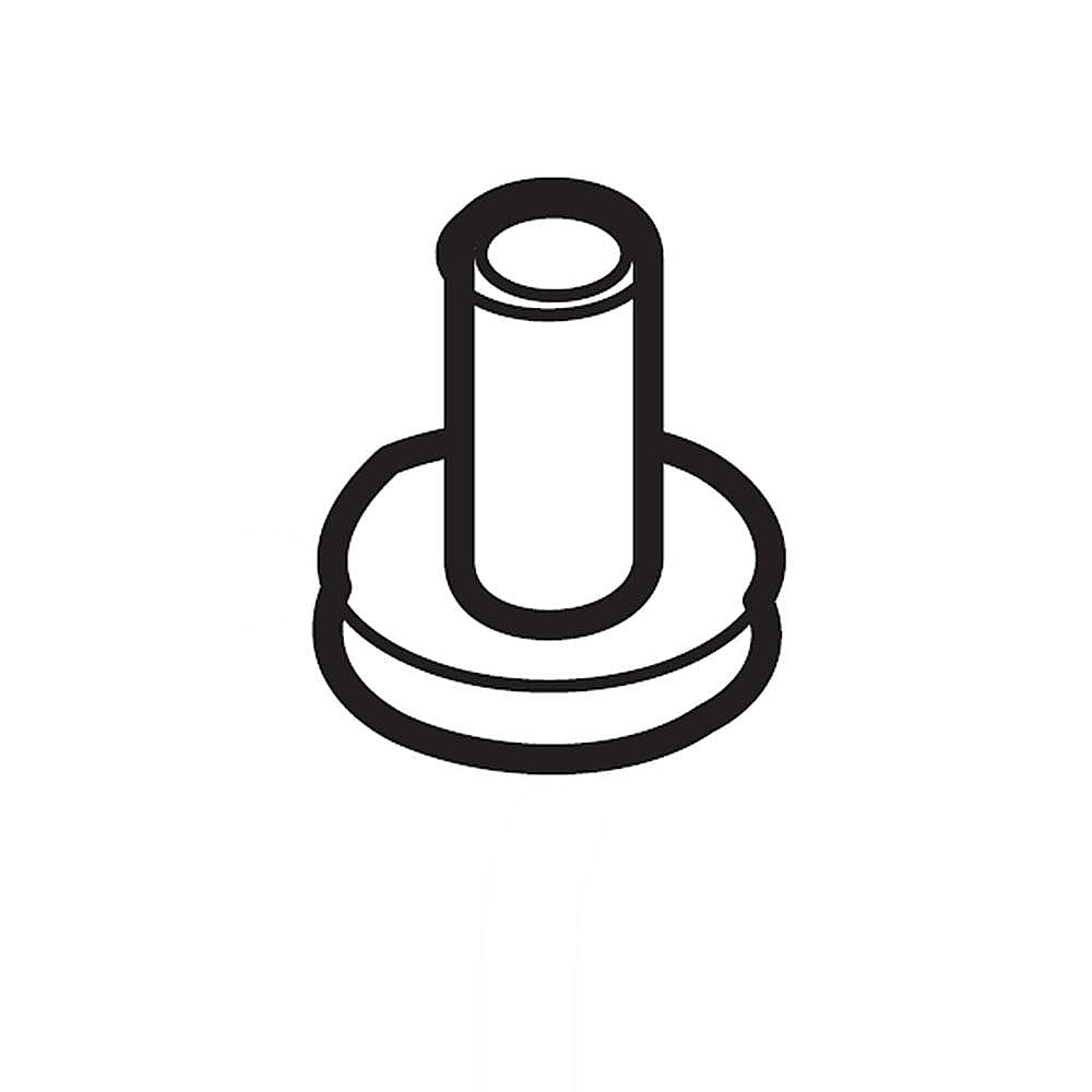 Kenmore Part #318141800, Hinge Spacer | 0.35 x 0.25 x 0.20
