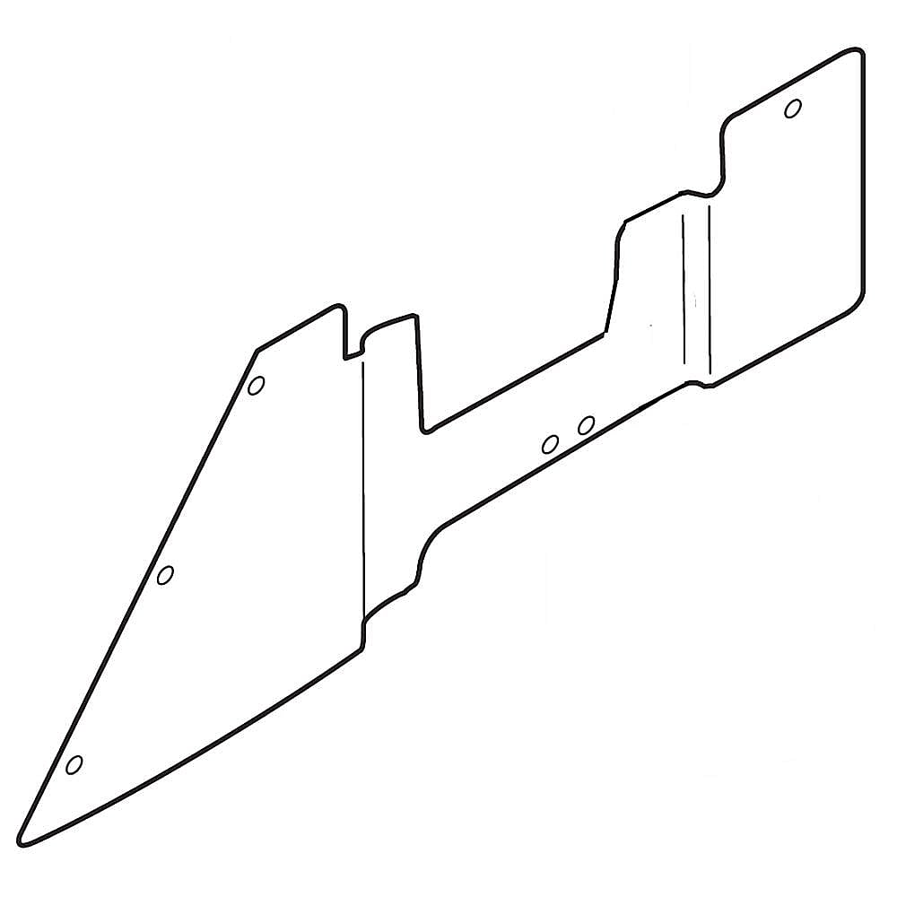 Kenmore Elite Part #318149202, Bracket | 13.30 x 9.80 x 1.70