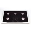 Range Main Top (black And Stainless) for Kenmore Elite 79075503206 - Part 318159630