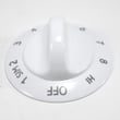Cooktop Burner Knob for Frigidaire FED367CETD - Part 318164500