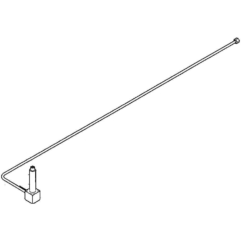 Kenmore Part #318167700, Cooktop Burner Supply Tube, Left Front | 19.35 x 3.30 x 1.70