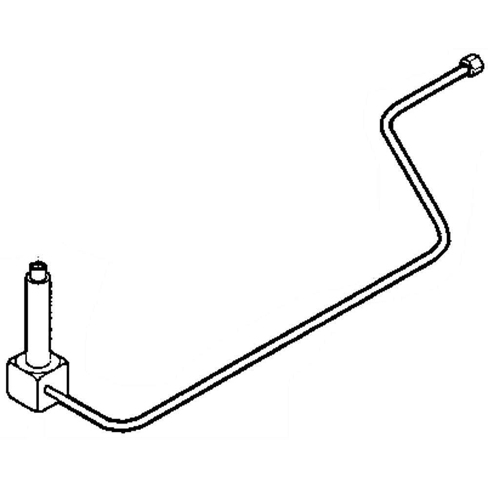 Kenmore Part #318167703, Burner Tube | 7.80 x 1.75 x 1.65