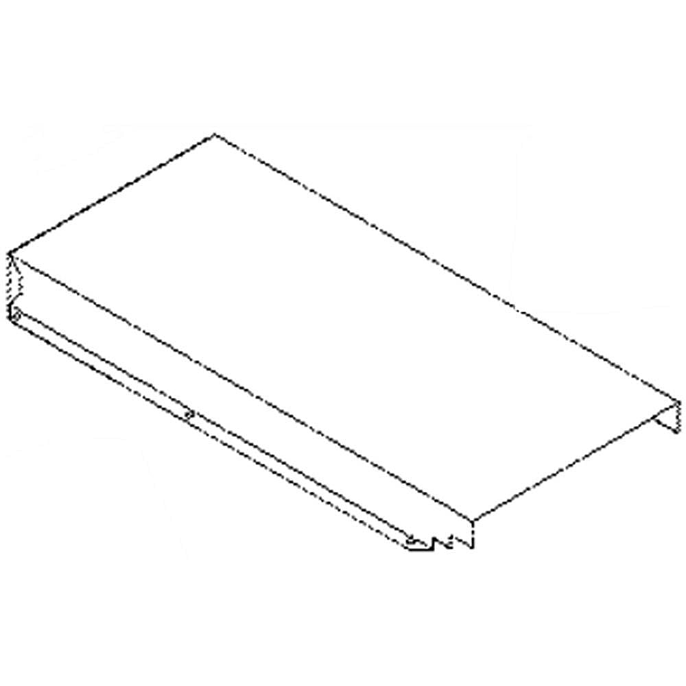 Kenmore Part #318176005, Flue | 20.65 x 20.35 x 2.40
