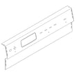 Range Panel for Frigidaire FFEF4017LBC - Part 318194107