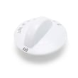 Range Surface Burner Knob (white) for Frigidaire GLCS376ASC - Part 318196140