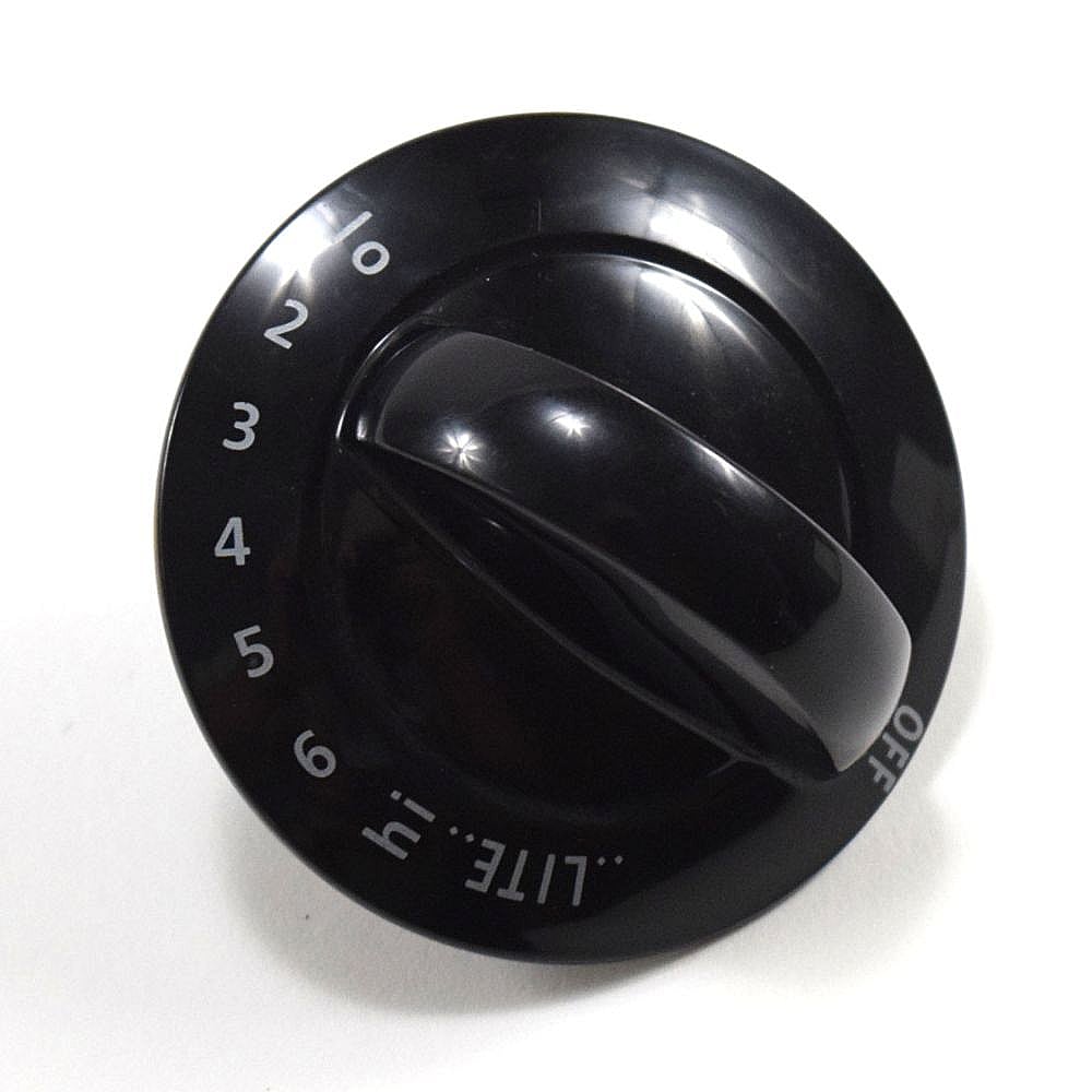 Photo of Cooktop Burner Knob (Black) from Repair Parts Direct