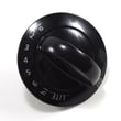 Cooktop Burner Knob (black) for Frigidaire GLGC36S8CSB - Part 318196146
