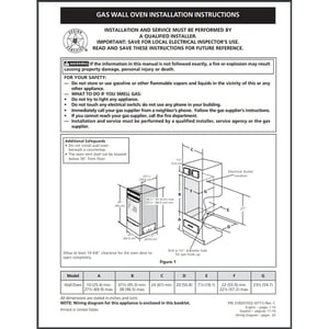 Wall Oven Owner's Manual 318201552