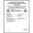 Instructions for Kenmore 79097223411 - Part 318201740