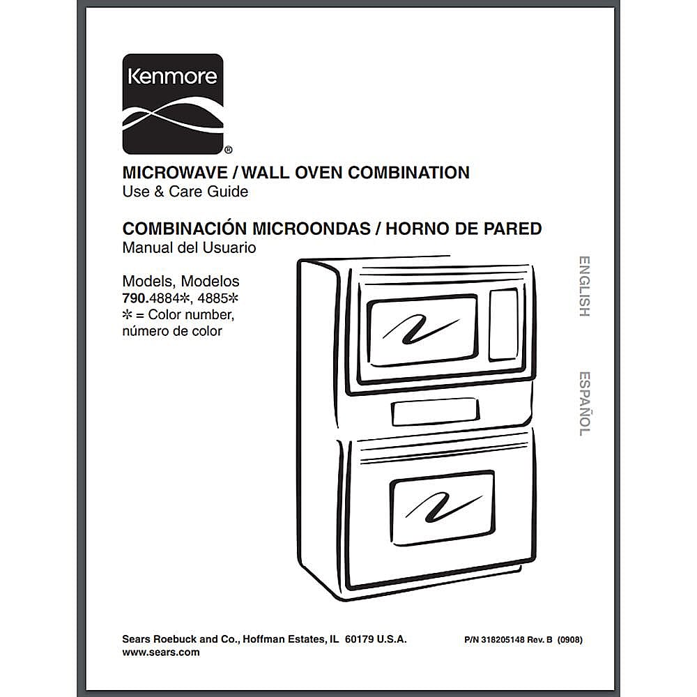 Part #318205148, Range Owners Manual / 15.00 x 11.00 x 0.00
