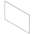 Kenmore Elite Range Oven Door Glass Heat Barrier for Electrolux E36GF76JPS2 - Part 318212250