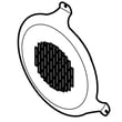 Range Convection Fan Cover for Frigidaire CFDS3035LS2 - Part 318219405